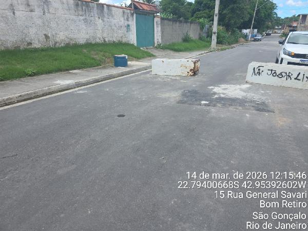 Apartamento em São Gonçalo, Bom Retiro, Rua General Savari, N. 854, Apto 202, Vg 07, RJ. Área: 59.81m2