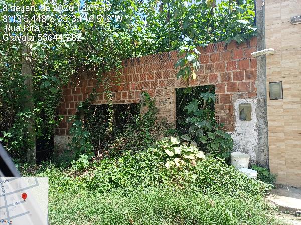 Casa em Gravatá, Luizeana Ii, Rua Pergentina Madalena De Paiva, N. 43, Lt 26 Qd J, PE. Área: 50m2