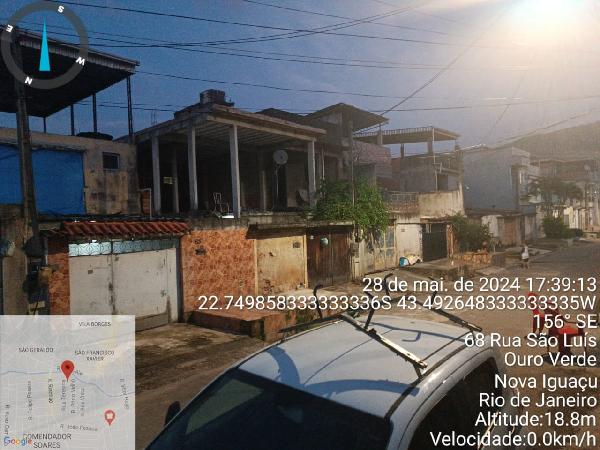Casa em Nova Iguaçu, Jardim Nova Era, Rua Sao Luis, N. 71, Lt 19, Qd 11, RJ. Área: 57.97m2