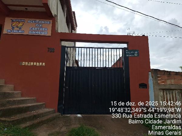 Casa em Esmeraldas, Parque Girassol, Rua L, N. 788, Cs 9, Qd 02, Lt 11a, MG. Área: 46.97m2