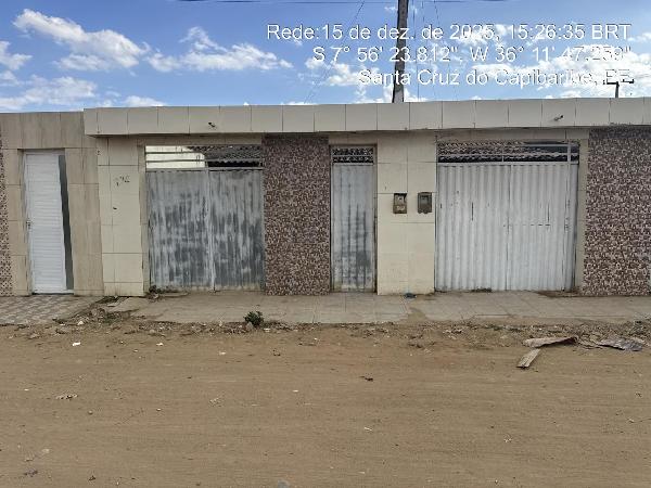 Casa em Santa Cruz do Capibaribe, L Armando Aleixo Ii, Rua Via Local 06, N. 162, Cs 04, Qd M, Lt 01, PE. Área: 69.2m2