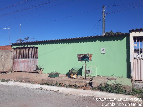 Casa em Cocalzinho de Goiás, Lot Girassol, Rua Iv, N. Sn, Qd 25, Lt 08, GO. Área: 47.5m2