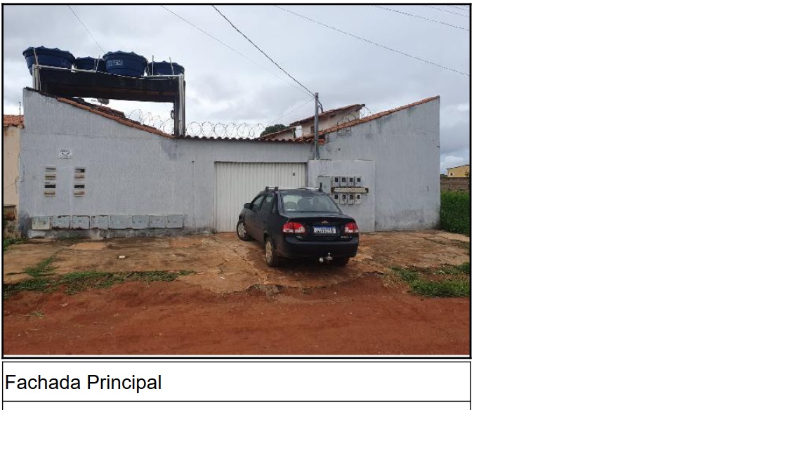 Casa em Planaltina, Brasilinha 16 (panorama), Qd 56 Conj L Lote 07 Via M-L, Bloco A, Kitinete 105, GO. Área: 29.05m2