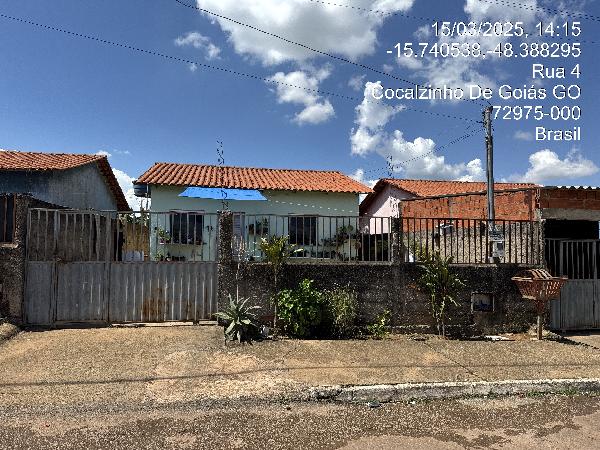 Casa em Cocalzinho de Goiás, Girassol, Rua 4, N. Sn, Qd 05, Lt 30, GO. Área: 51.5m2