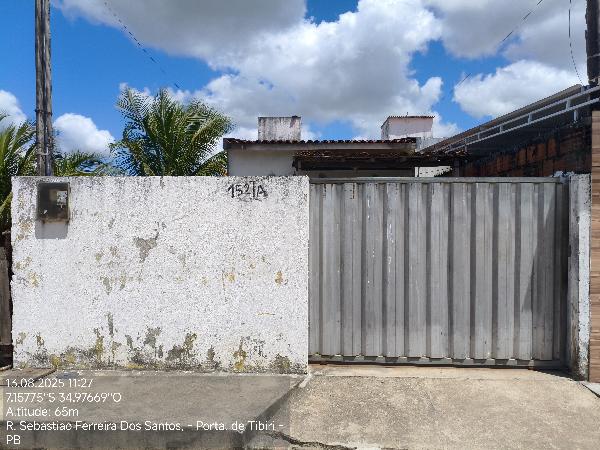 Casa em Santa Rita, Tibiri, Rua Sebastiao Ferr Santos (Antiga Rua Projetada), N. 152a, Lt 32a Qd 04c, PB. Área: 63.93m2