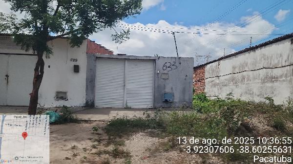 Casa em Pacatuba, Pavuna, Rua Pedro De Sa Roriz, N. 633, Qd 112 Lt 23, CE. Área: 75.2m2