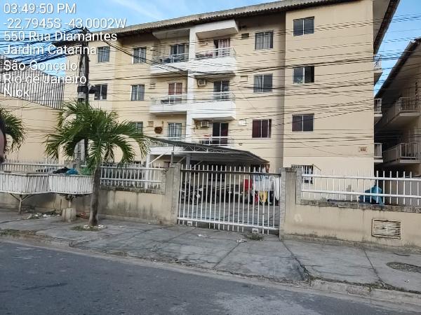 Apartamento em São Gonçalo, Jardim Catarina, Rua Dos Diamantes, N. 550, Apto 301, Bl 01, Lt 23, Qd 71n, RJ. Área: 45.65m2 Apartamento em São Gonçalo, Jardim Catarina, Rua Dos Diamantes, N. 550, Apto 301, Bl 01, Lt 23, Qd 71n, RJ. Área: 45.65m2