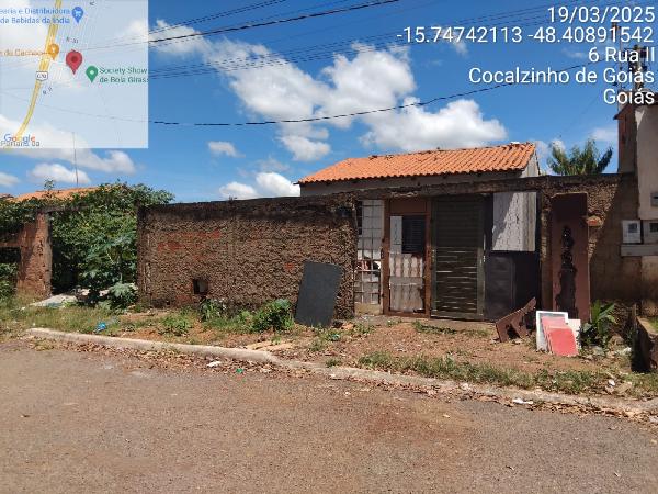 Casa em Cocalzinho de Goiás, Lot Girassol, Rua Iii, N. Sn, Qd 24, Lt 08, GO. Área: 47.5m2