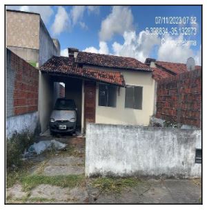 Casa em Canguaretama, Bairro Lagoa De Sao, Rua Oceania Projetada, N. 7, Q B Lot 5, RN. Área: 63m2