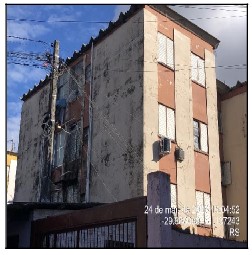 Apartamento em Canoas, Guajuviras, Avenida Dezessete De Abril, N. 2218, Apto 203, Bloco 13, Primeiro Andar, RS. Área: 39.78m2