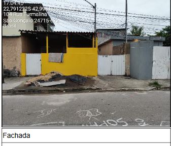Casa em São Gonçalo, Jardim Catarina, Rua Turmalina, N. 216, Cs 06, RJ. Área: 35.73m2