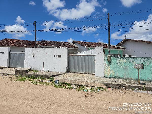 Casa em Santa Rita, Marcos Moura, Av. Jesus De NazarÉ (Antiga R. Projetada), N. 20b, Qd 10 Lt 46b, PB. Área: 69.25m2