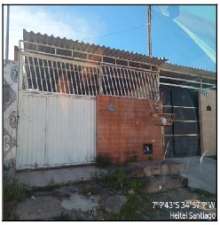 Casa em Santa Rita, Portal De Santa Rita, R Nova Jerusalem, N. 317b, Lt 17b Qd 07, PB. Área: 67.97m2