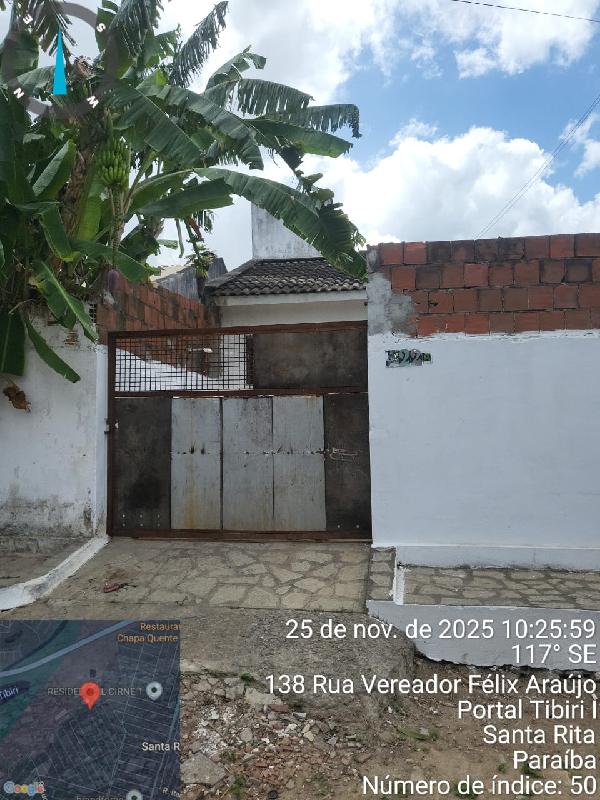 Casa em Santa Rita, Jardim Europa Ii, Rua Projetada, N. 122-A, Lt 02a Qd 27, PB. Área: 60m2