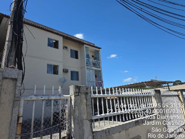 Apartamento em São Gonçalo, Jardim Catarina, Rua Dos Diamantes, N. 550, Apto 101, Bl 01, Lt 23, Qd 71n, RJ. Área: 45.47m2