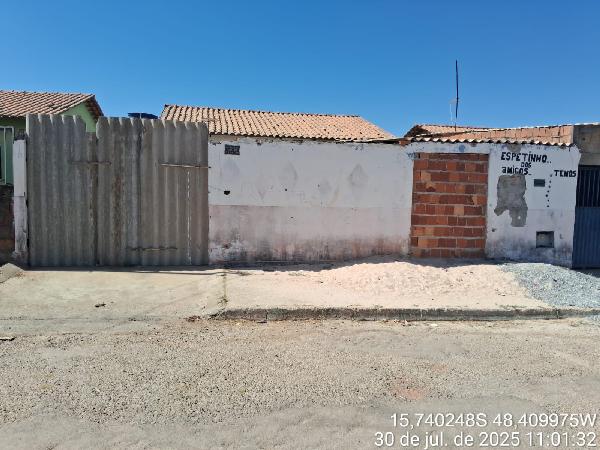 Casa em Cocalzinho de Goiás, Girassol, Rua 9, N. Sn, Qd 08, Lt 15, GO. Área: 54.81m2