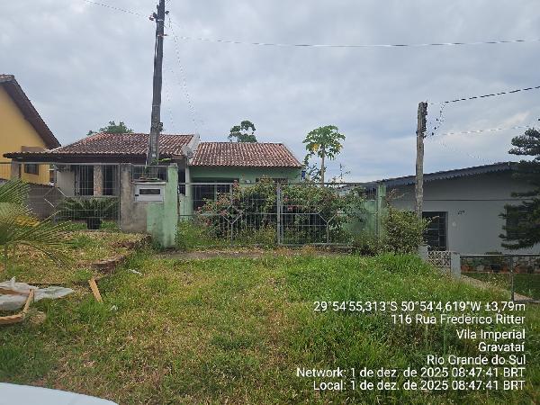 Casa em Gravataí, Vila Imperial (barro Vermelho), Rua Frederico Ritter, N. 116, Cs 02, RS. Área: 55m2