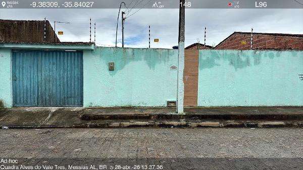 Casa em Messias, Centro, Rua Floriano Peixoto, N. ., Lote 10 E 11, AL. Área: 96m2