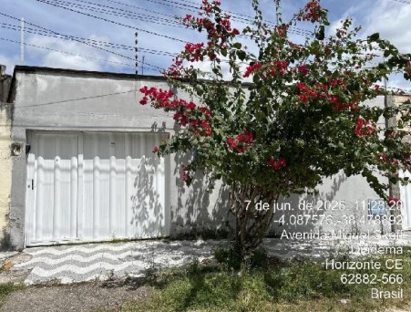 Casa em Horizonte, Vertente, Avenida Miguel Skeff, N. 1628,, CE. Área: 108.91m2