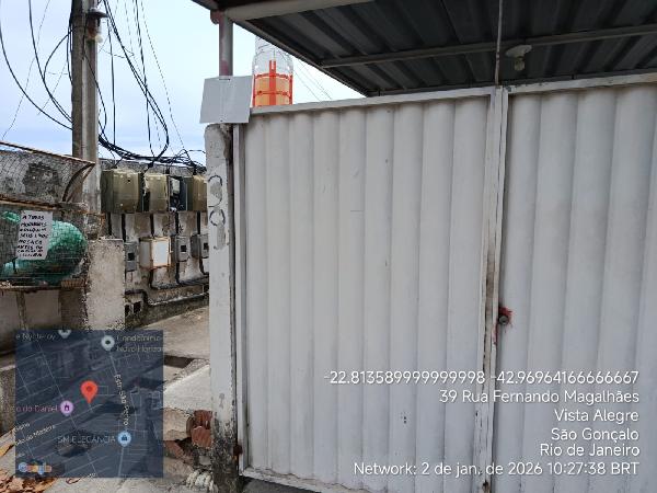 Casa em São Gonçalo, Vista Alegre, Rua Fernando Magalhaes, N. 39, Cs 01 Vg 02, RJ. Área: 37.82m2