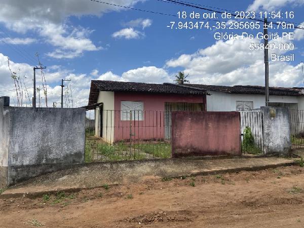 Casa em Glória do Goitá, Vila Nossa Senhora D, Rua Ipe Branco, N. Sn, Lt 01 Qd I, PE. Área: 61.39m2