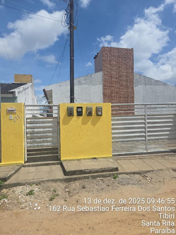 Casa em Santa Rita, Tibiri, Rua Sebastiao Ferreira Dos Santos, N. 171, Cs 1, Lt 35, Qd 03-B, PB. Área: 47.5m2