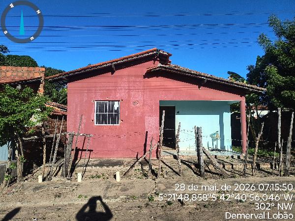 Casa em Demerval Lobão, Bairro Boa Esperanca, Rua Raimundo Soares, N. 810,, PI. Área: 56.75m2