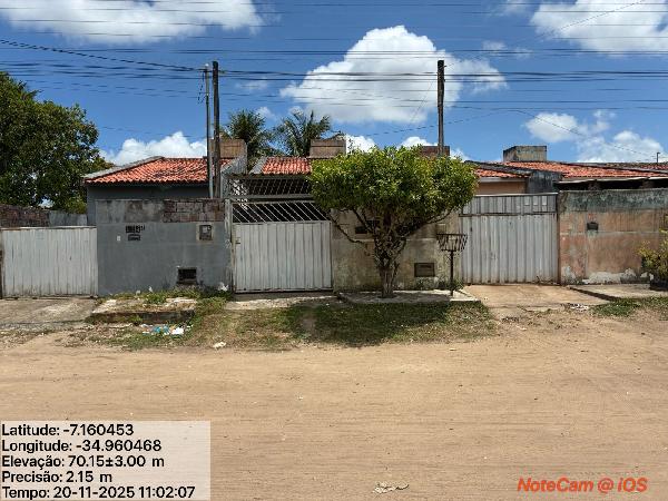 Casa em Santa Rita, Lot Eytel Santiago, Rua Projetada, N. 114b, Lt 14b Qd 7a, PB. Área: 67.23m2