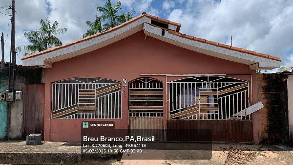 Casa em Breu Branco, Continental, Travessa Tupi, N. 10,, PA. Área: 70m2