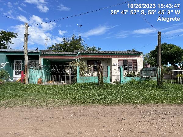 Casa em Alegrete, Capao Do Angico, Rua Laranjeira, N. 380, Lt 02, Qd F6, RS. Área: 146.57m2