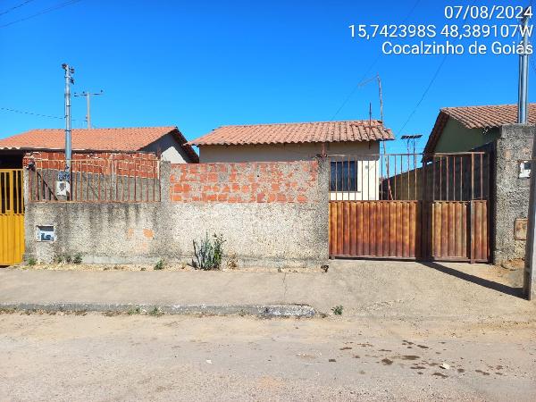 Casa em Cocalzinho de Goiás, Girassol, Rua 9, N. Sn, Qd 09, Lt 51, GO. Área: 55m2