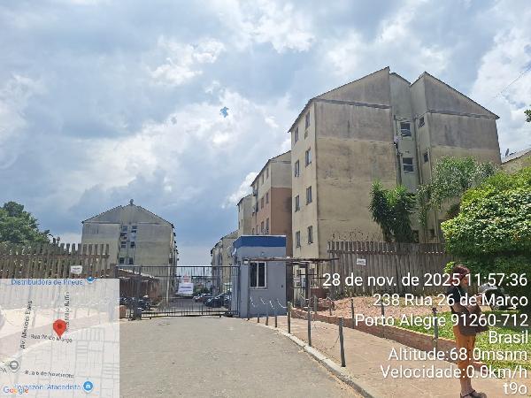 Apartamento em Porto Alegre, Mario Quintana, Rua Vinte E Seis De Marco, N. 415, Apto 307, Bl B, RS. Área: 38.76m2