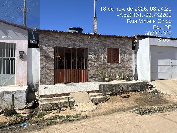Casa em Exu, Wilson M Saraiva, Rua Vinte E Cinco, N. 60,, PE. Área: 87.5m2