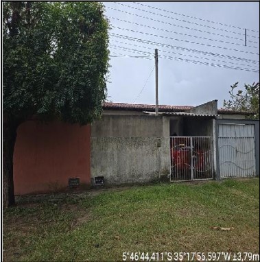 Casa em São Gonçalo do Amarante, Santo Antonio, Rua Helena Rodrigues De Freitas, N. Sn, Cs 03 Lt 277 Qd 14, RN. Área: 53.73m2