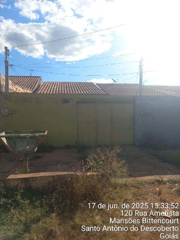 Casa em Santo Antônio do Descoberto, Mansoes Bittencourt, Quadra 120b, N. Sn, Lt01a  Rua Ametista, GO. Área: 69.35m2