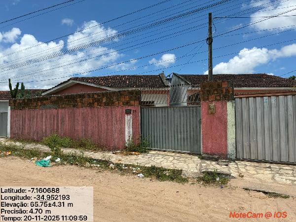 Casa em Santa Rita, Prive Aeroporto, Rua Projetada, N. 25, Qd 10, Lot 48-B, PB. Área: 62.8m2