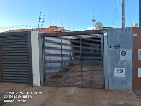 Casa em Campo Grande, Jardim Santa Emilia, Rua CamboatÁ, N. 50, Casa 01 Lote 17 Quadra 34, MS. Área: 61.29m2