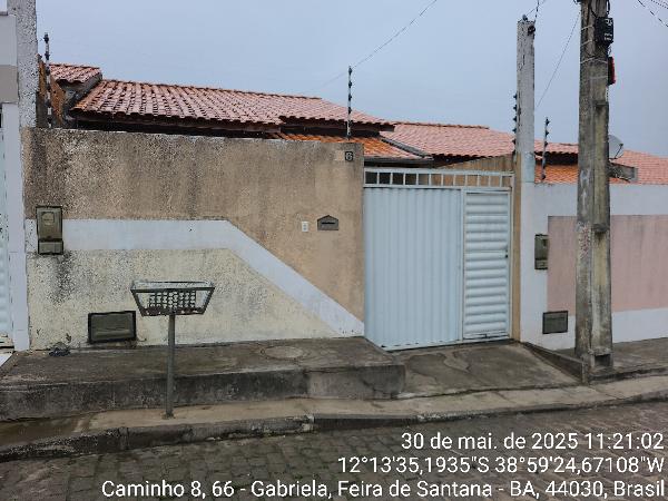 Casa em Feira de Santana, Gabriela, Rua Caraibas, N. 16, Qd D Lt 08, BA. Área: 67.48m2