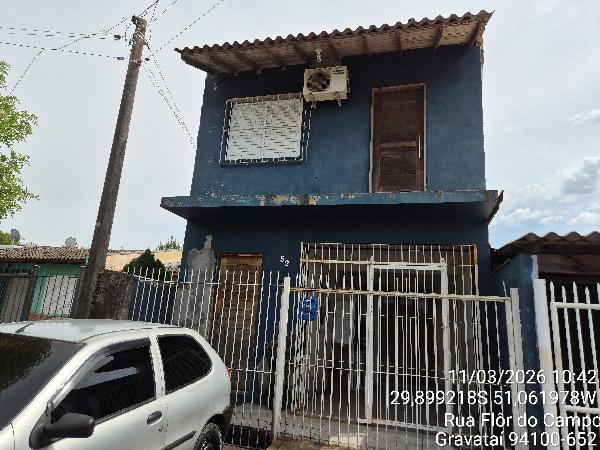 Casa em Gravataí, Aguas Mortas, Rua Flor Do Campo, N. 52, Cs 02 Lt 03 Qd J, RS. Área: 47m2