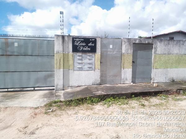 Casa em Macaíba, Bela  Vista, Rua Manoel Cabral De Almeida, N. 107, Cs 01 Lt C Qd 23 Lot Horizontes, RN. Área: 60.11m2