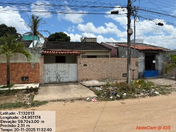 Casa em Santa Rita, Santa Rita, Rua Maria Rosa, N. 60b, Quadra 01 Lote 06, PB. Área: 69.97m2