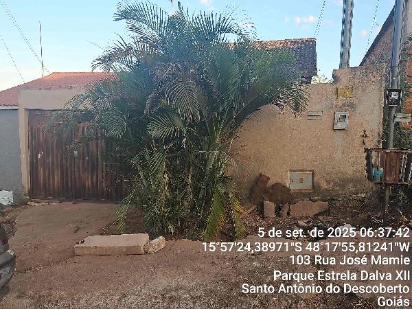 Casa em Santo Antônio do Descoberto, Parque Estrela Dalva Xii, Quadra 29, N. Sn, Lt 04-B Rua Maria Vasco, GO. Área: 63m2