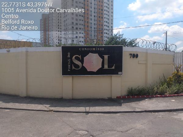 Apartamento em Belford Roxo, Centro, Avenida Prefeito Jorge Julio Costa Dos S, N. 700, Apto 101, Bloco 21, RJ. Área: 45.73m2
