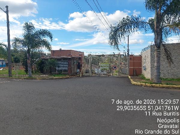 Casa em Gravataí, Passo Do Hilario, Rua Buritis, N. 11, Terreno 10 Qd B, RS. Área: 42.9m2