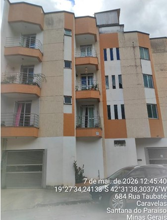 Apartamento em Santana do Paraíso, Parque Caravelas, Rua Taubate, N. 96, Apto 102, Ed Taubate, MG. Área: 53.94m2