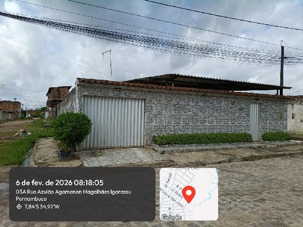 Casa em Igarassu, Agamenon Magalhaes, Rua Azulao, N. 7a,, PE. Área: 57.37m2