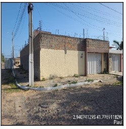 Casa em Parnaíba, Rosapólis, Via Local 10, N. Sn, Lote 35, Qd J, PI. Área: 68.56m2