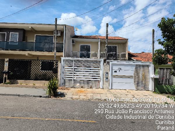 Casa em Curitiba, Cidade Industrial, Rua Joao Francisco Antunes, N. 275, Residencia 01, PR. Área: 76m2