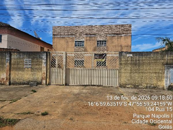 Apartamento em Cidade Ocidental, Parque Napolis A, Rua 16, N. Sn, Apto 102, Terreo Lt 15 Qd 42, GO. Área: 46.1m2