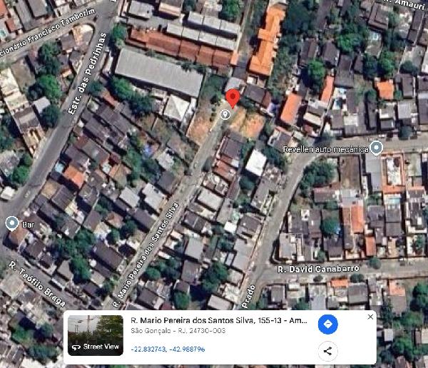 Casa em São Gonçalo, Amendoeira, Rua Mario Pereira Dos Santos Silva, N. 250, Cs 01, Ap 201, Lt 22, Qd 05, RJ. Área: 62.41m2